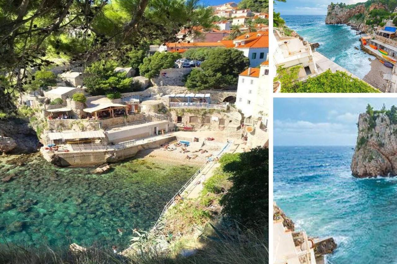 Mediteran With Garden Next To Beach And Old Town 두브로브니크 외부 사진